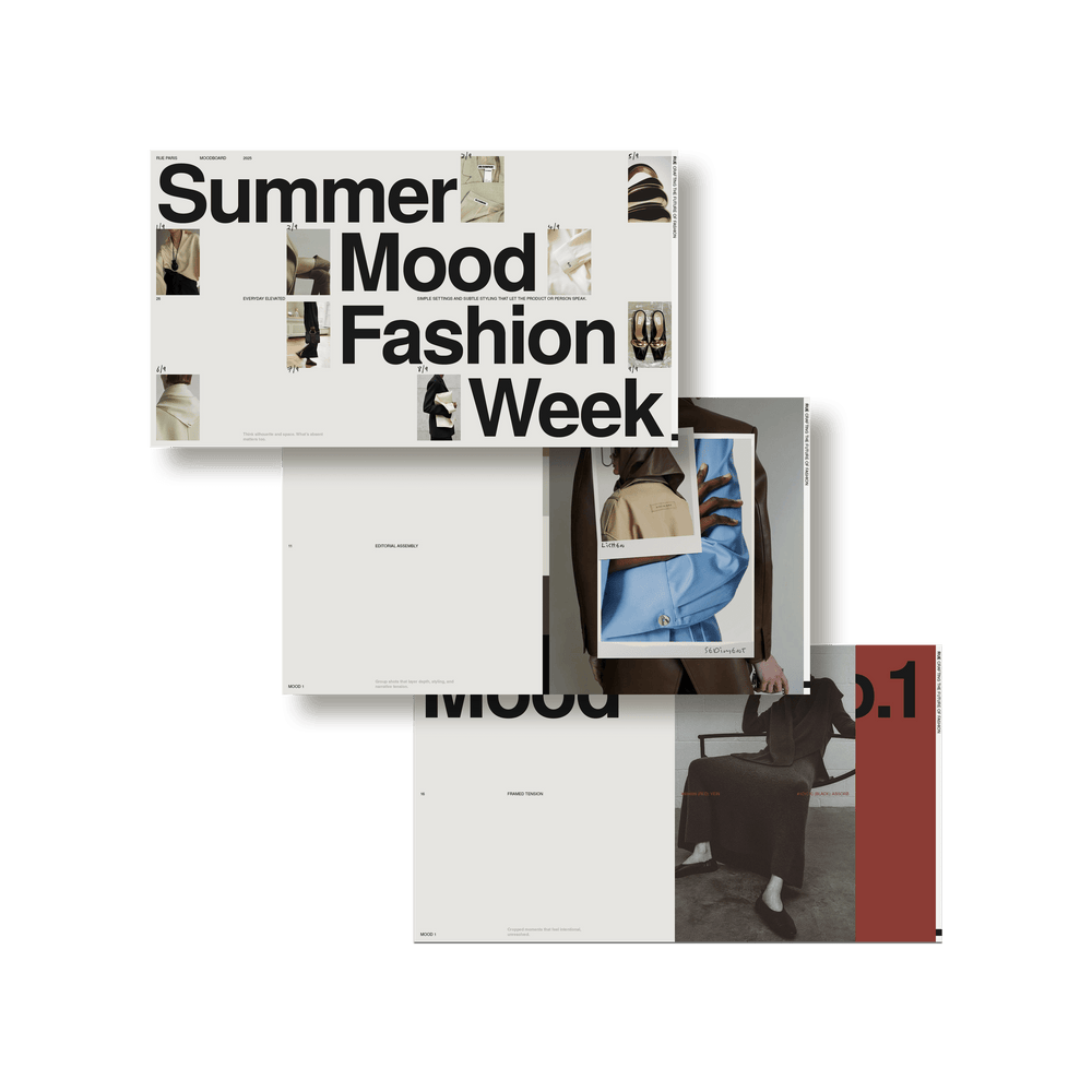 RUE Moodboards and Creative Direction - Studio Standard