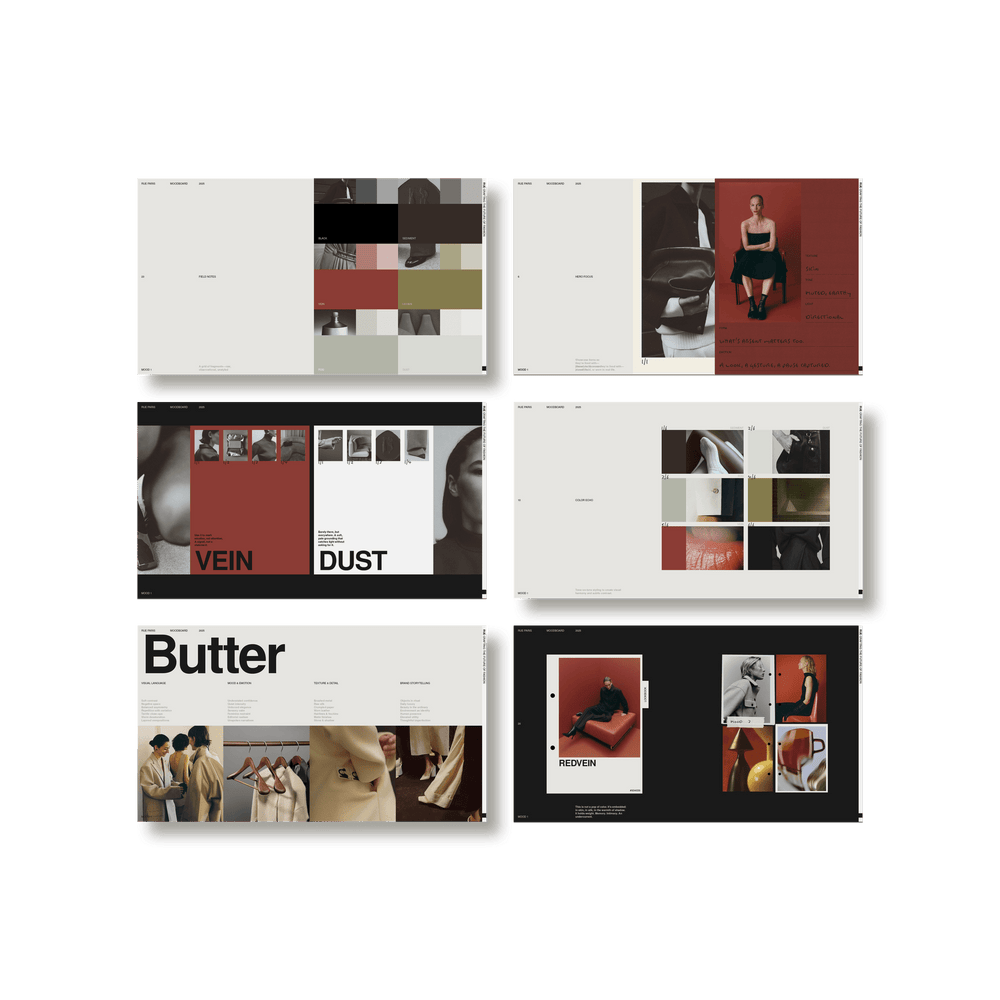 RUE Moodboards and Creative Direction - Studio Standard