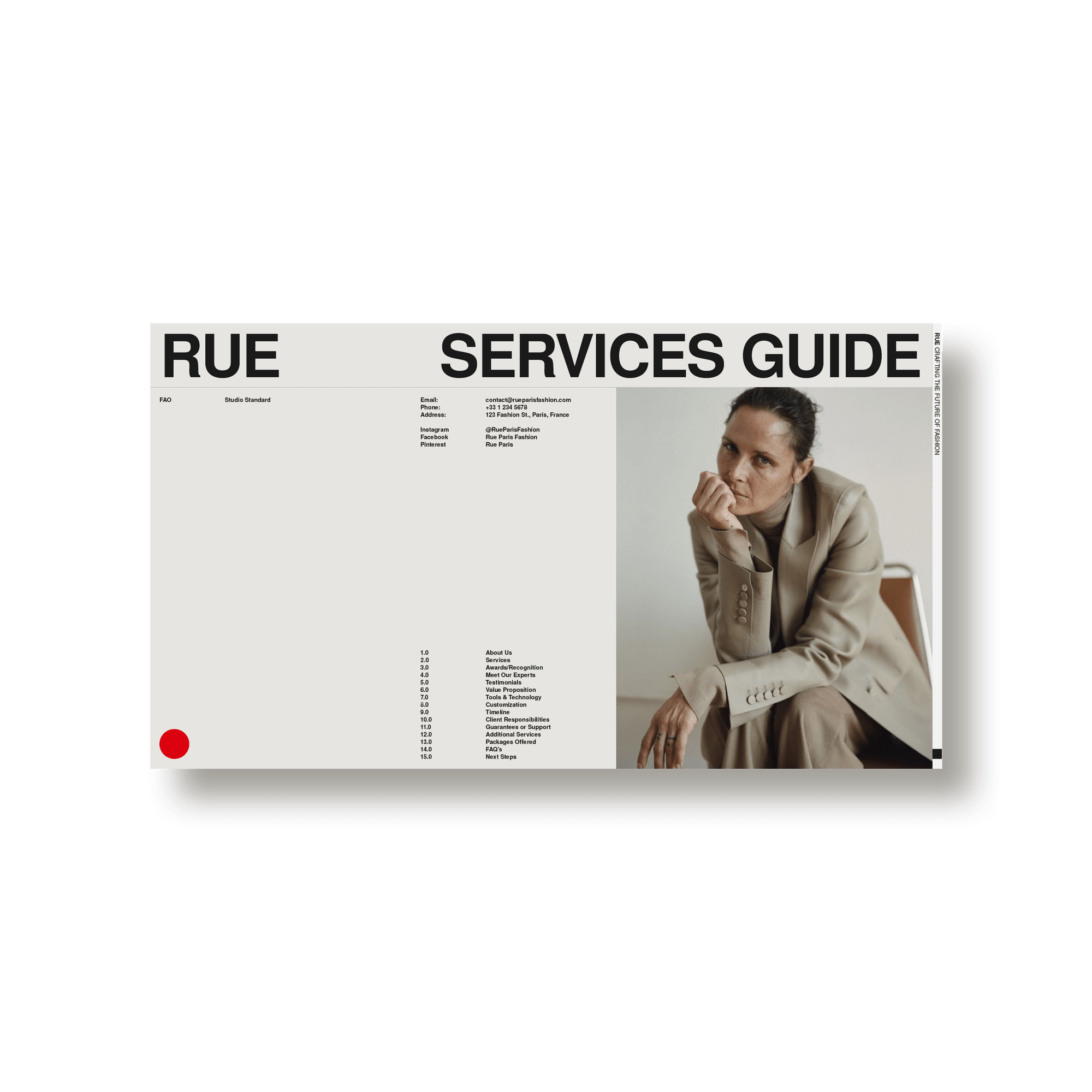 RUE Services Guide - Studio Standard