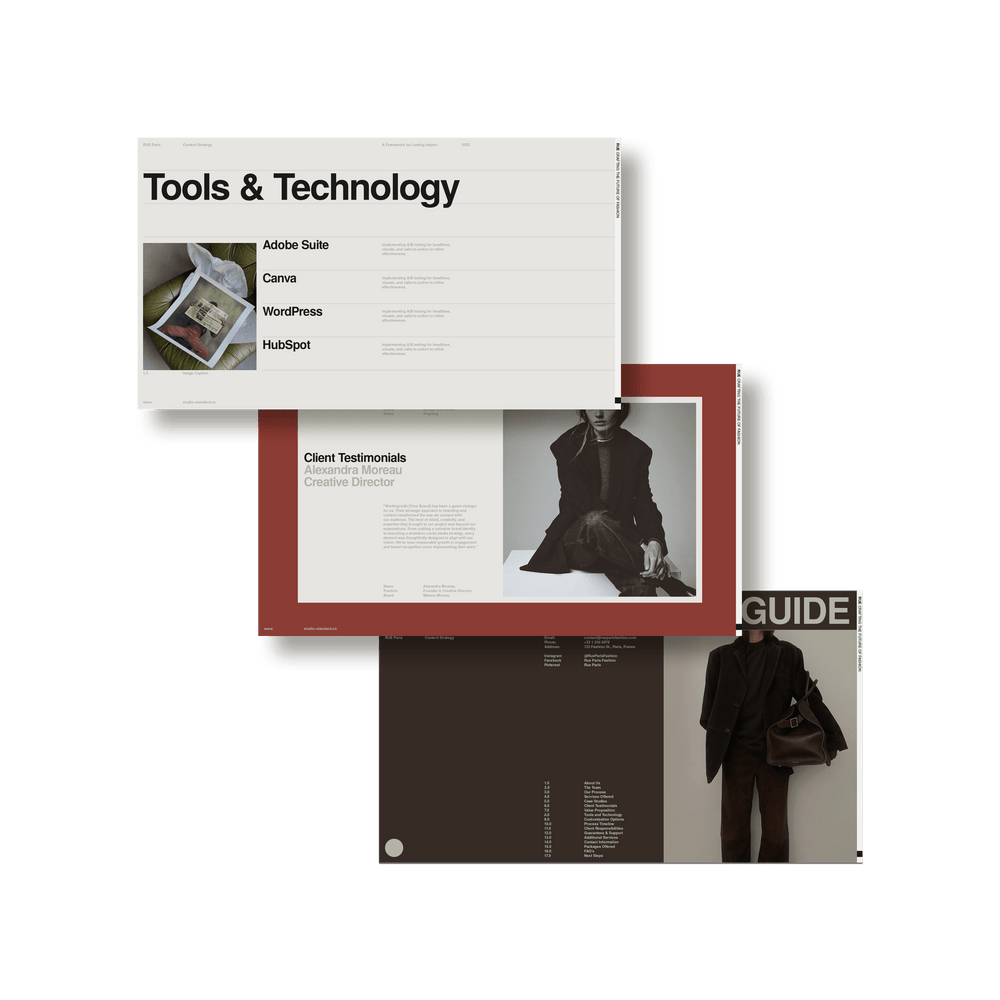 RUE Services Guide - Studio Standard