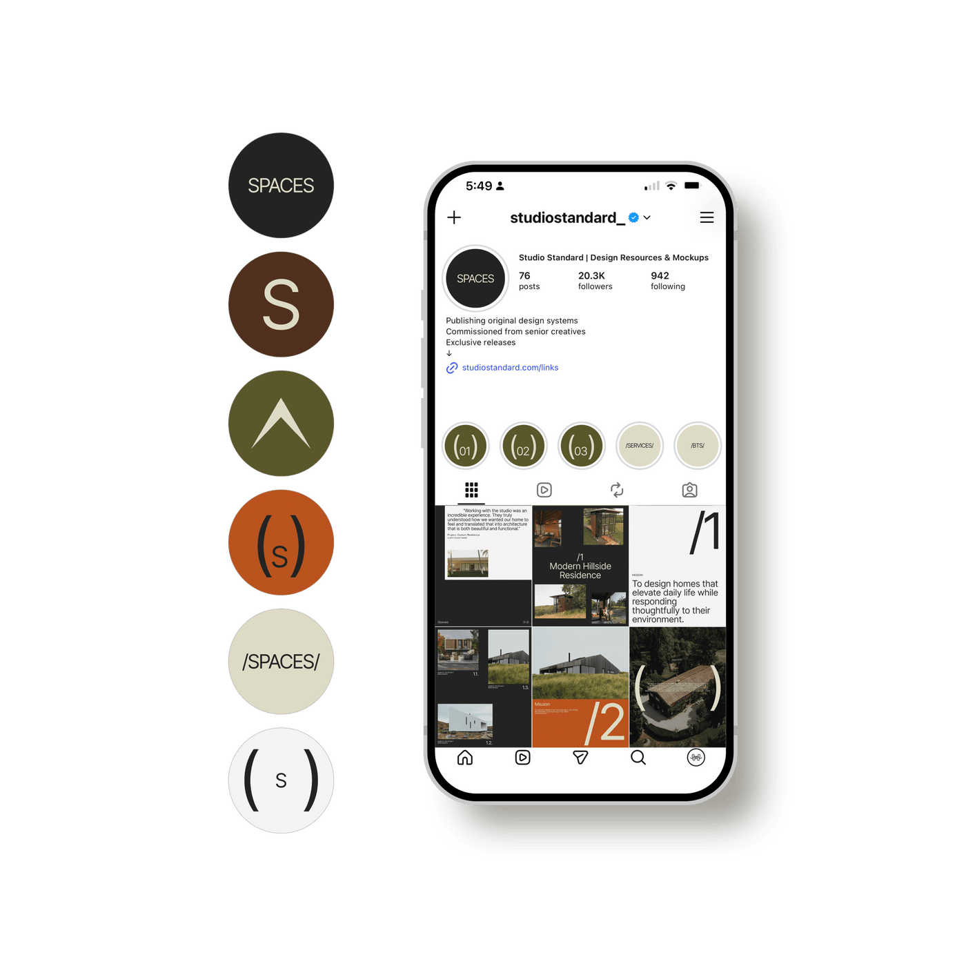 Spaces — Social Media Posts - Studio Standard