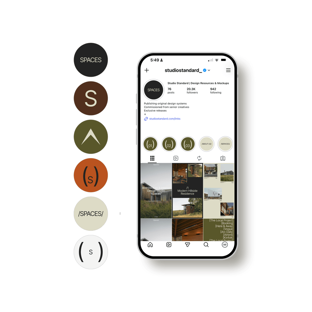 Spaces — Social Media Stories - Studio Standard