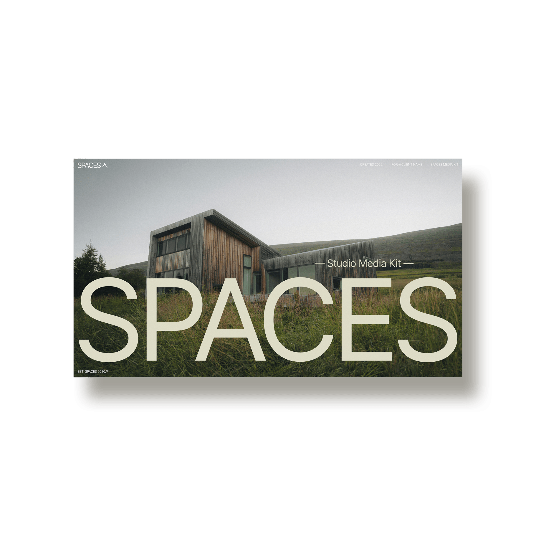 Spaces — Studio Media Kit Deck - Studio Standard