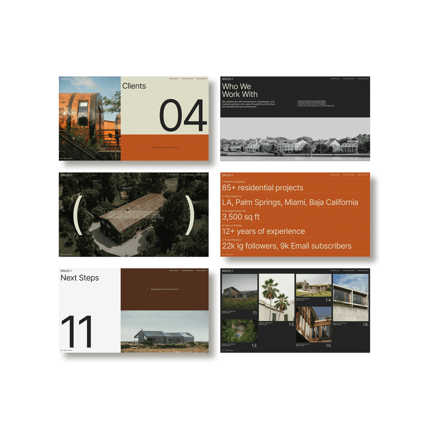 Spaces — Studio Media Kit Deck - Studio Standard