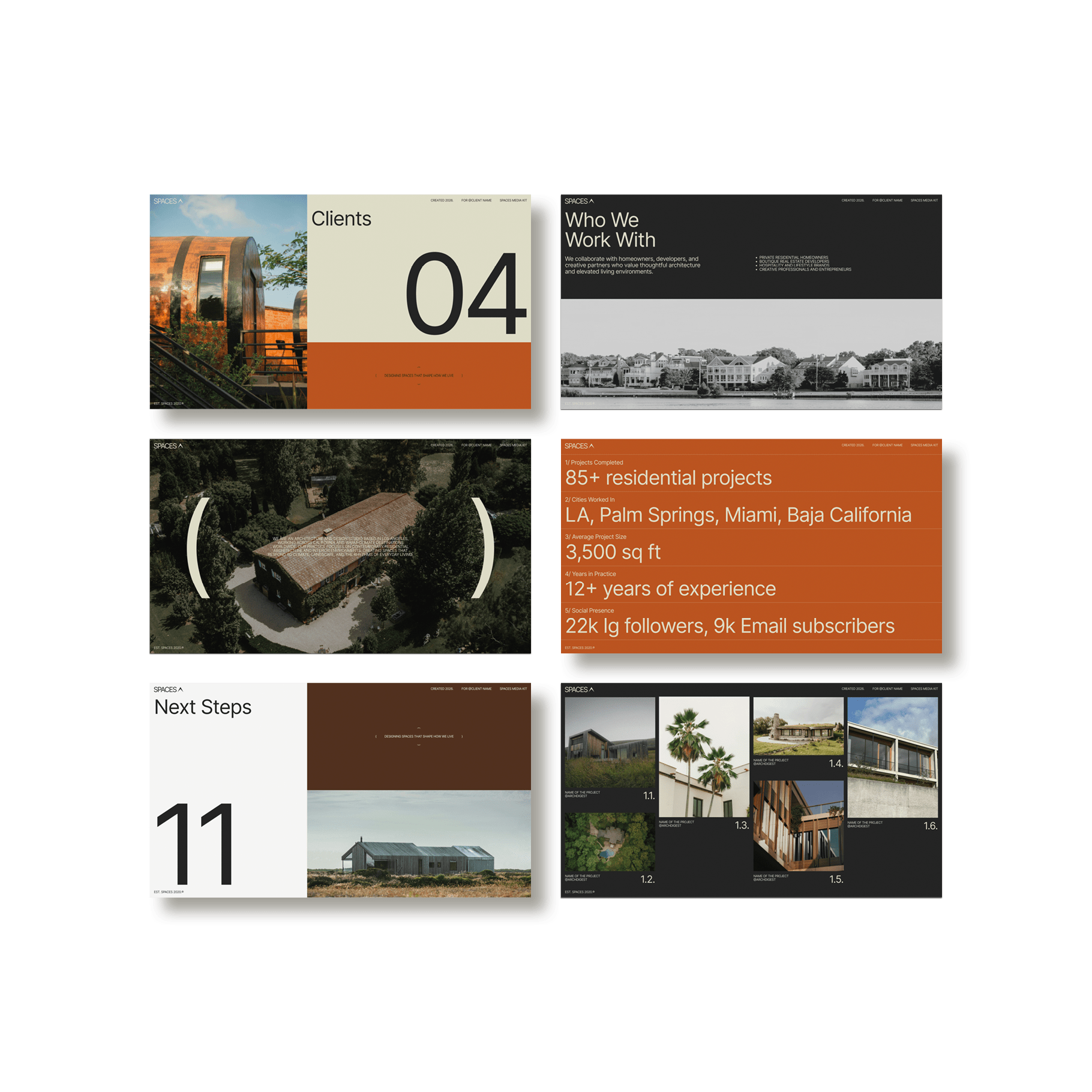Spaces — Studio Media Kit Deck - Studio Standard