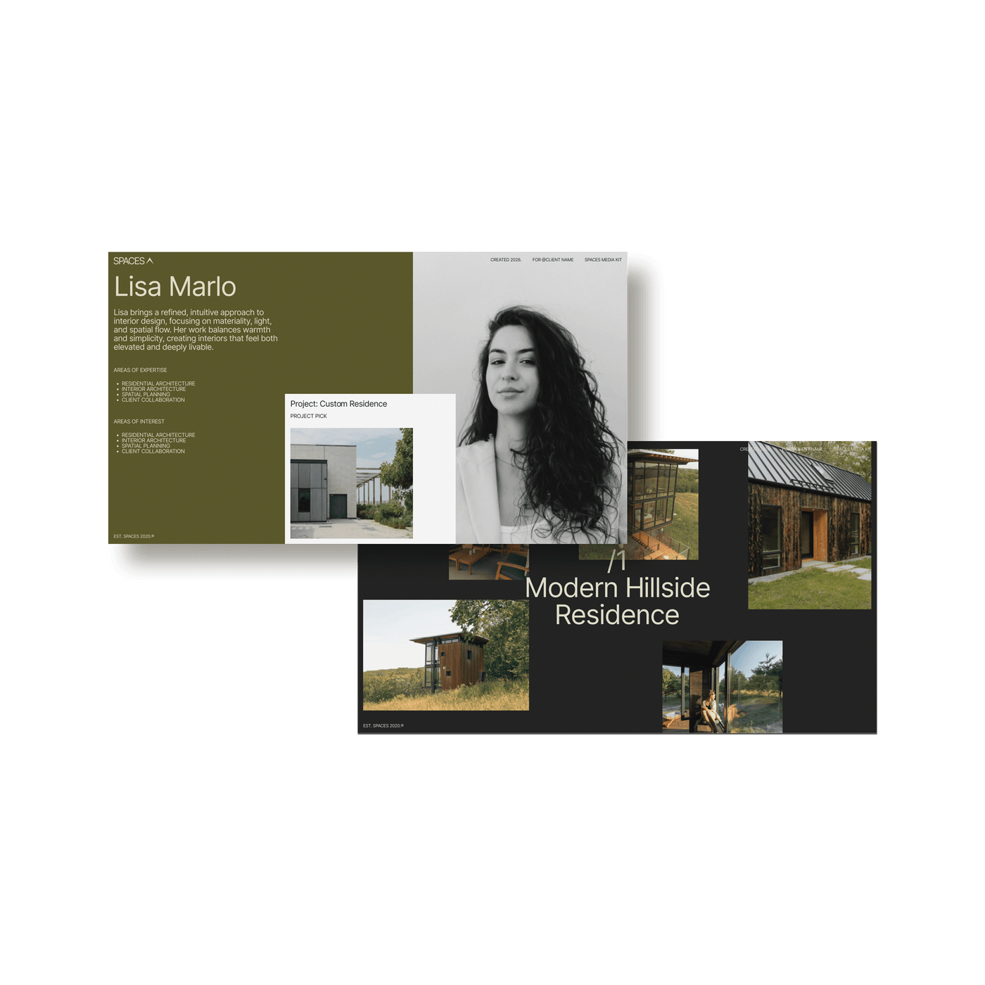 Spaces — Studio Media Kit Deck - Studio Standard