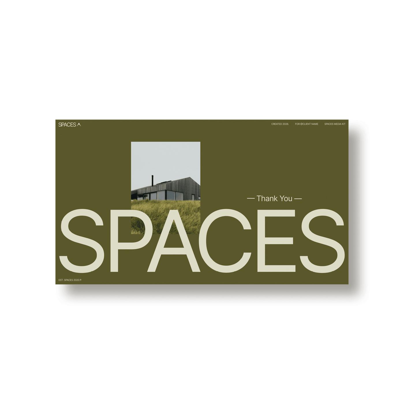 Spaces — Studio Media Kit Deck - Studio Standard