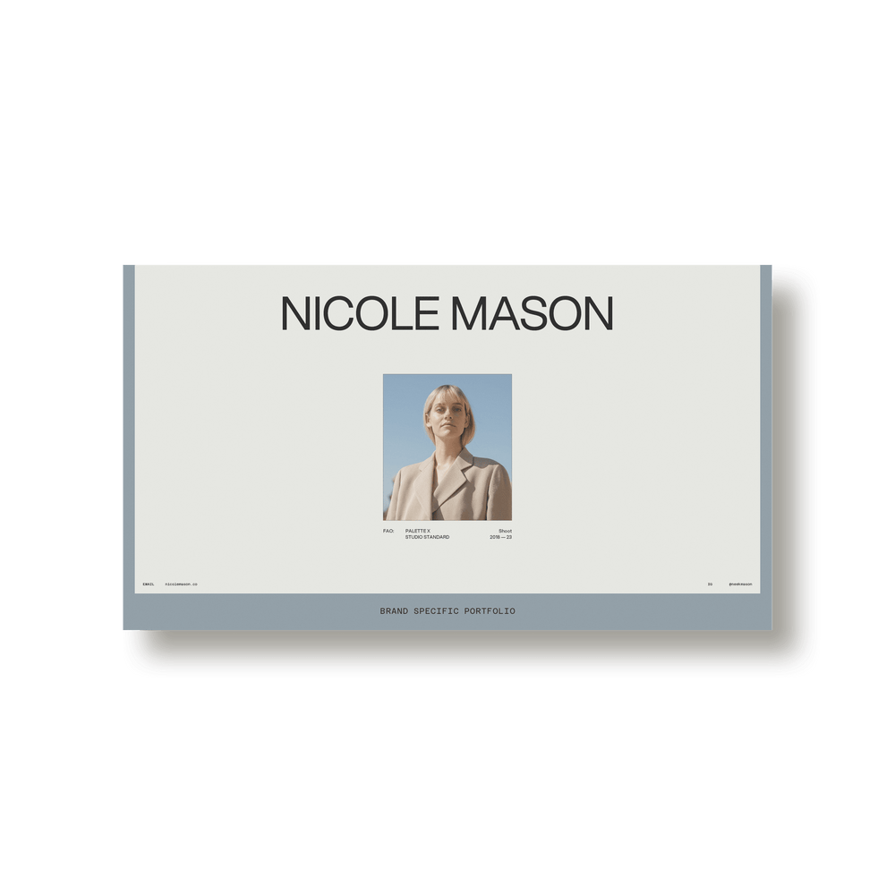 SS x Palette: Brand Specific Portfolio - Studio Standard