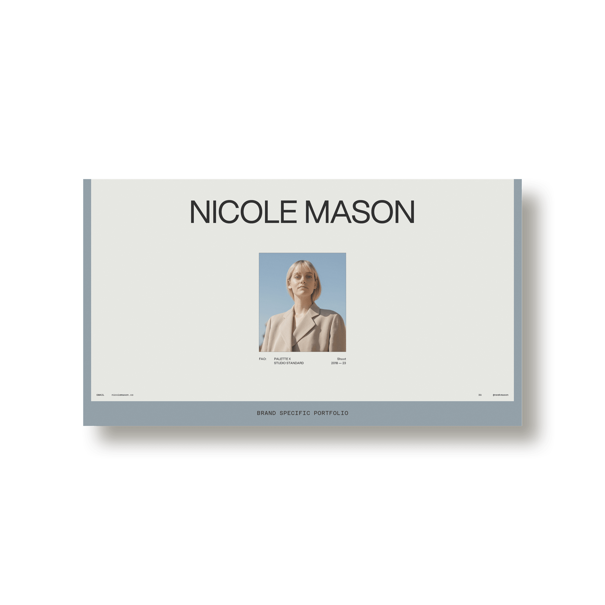 SS x Palette: Brand Specific Portfolio - Studio Standard