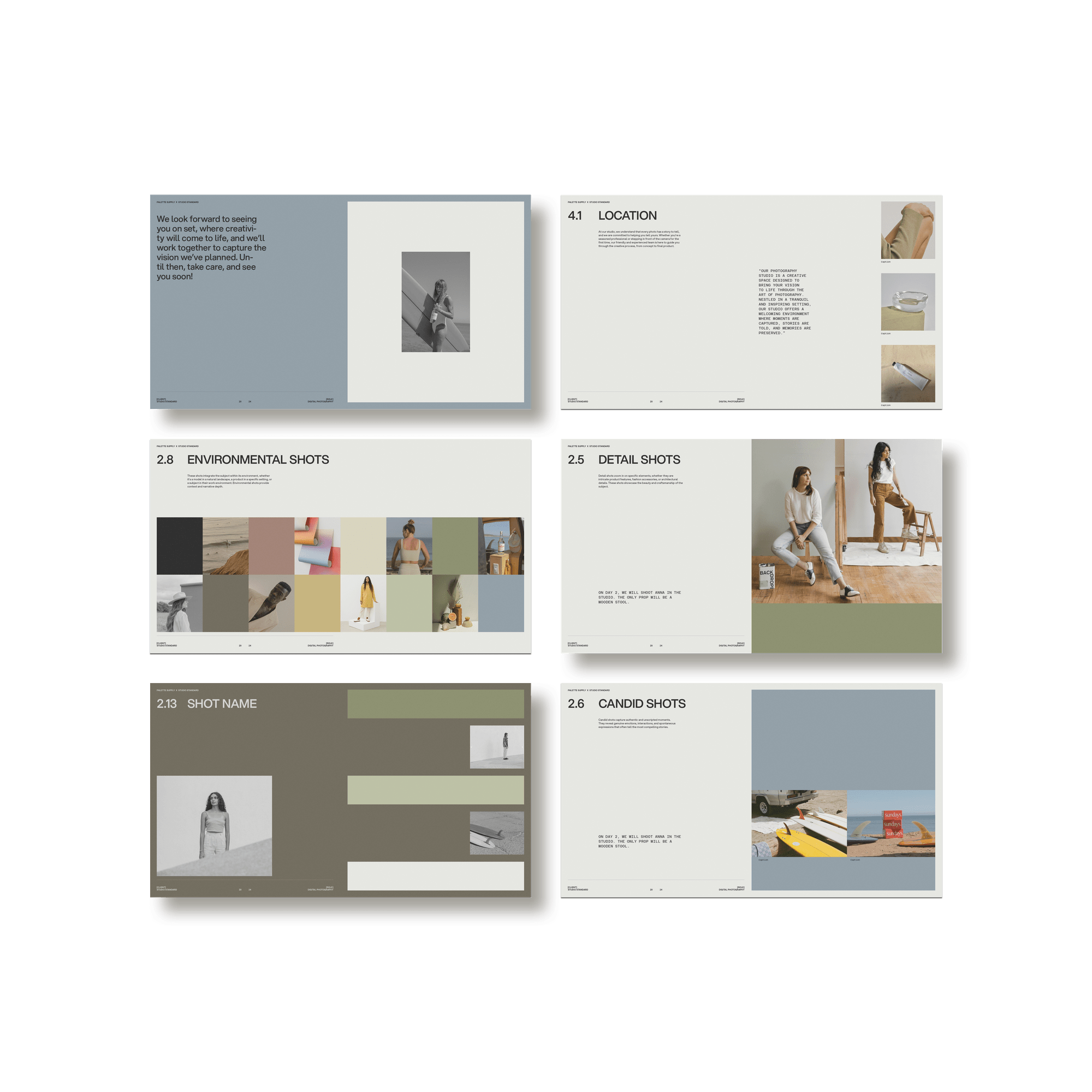 SS x Palette: Shot List - Studio Standard
