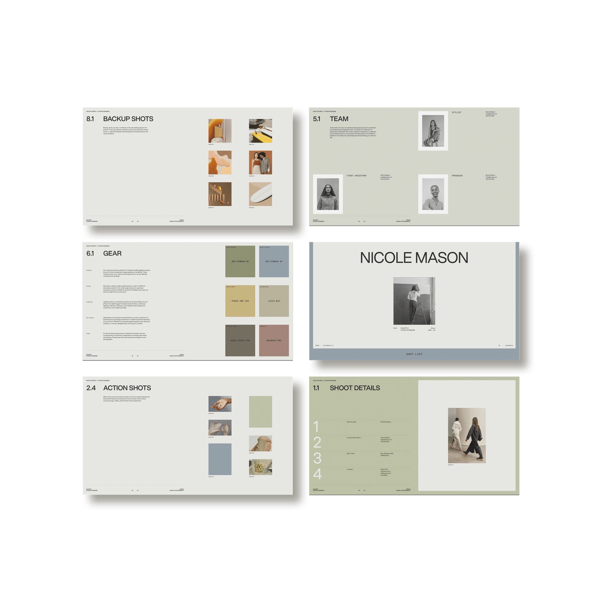 SS x Palette: Shot List - Studio Standard