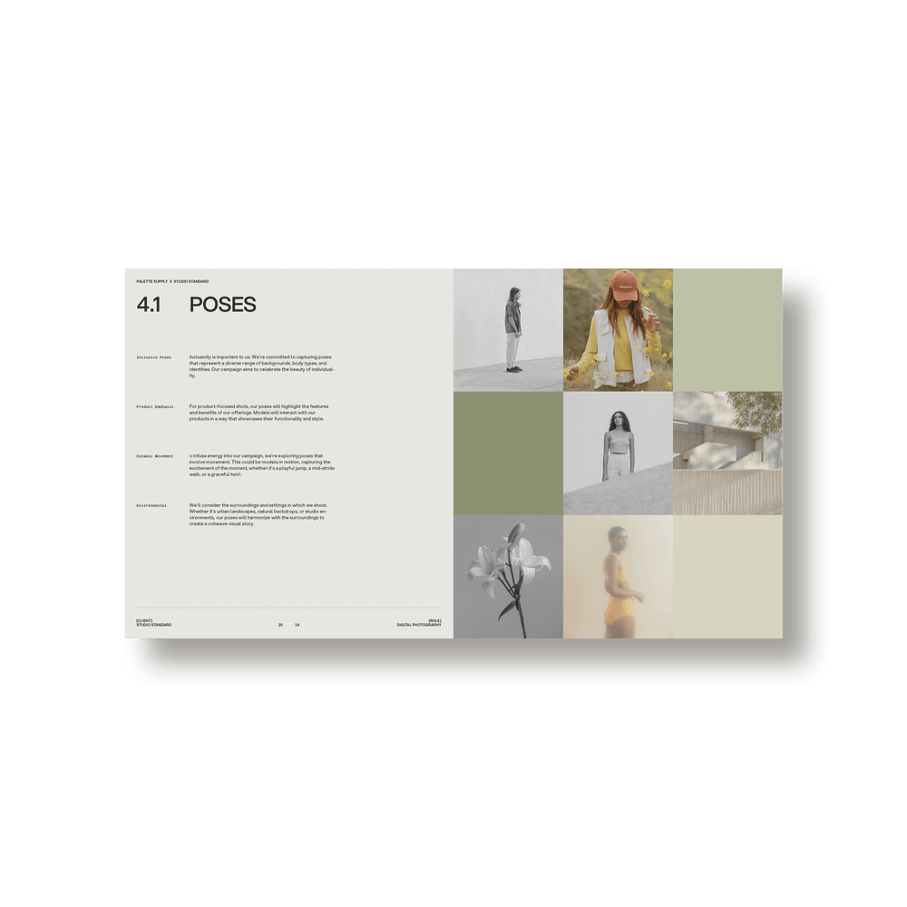 SS x Palette: Shot List - Studio Standard