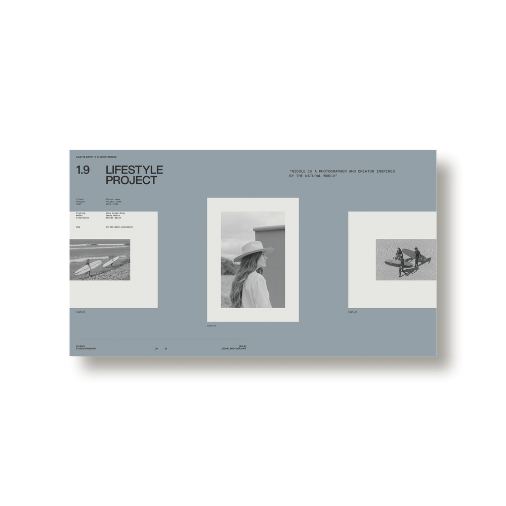 SS x Palette: Subject Specific Portfolio - Studio Standard