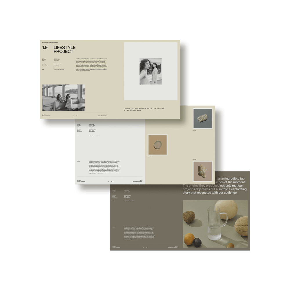 SS x Palette: Subject Specific Portfolio - Studio Standard
