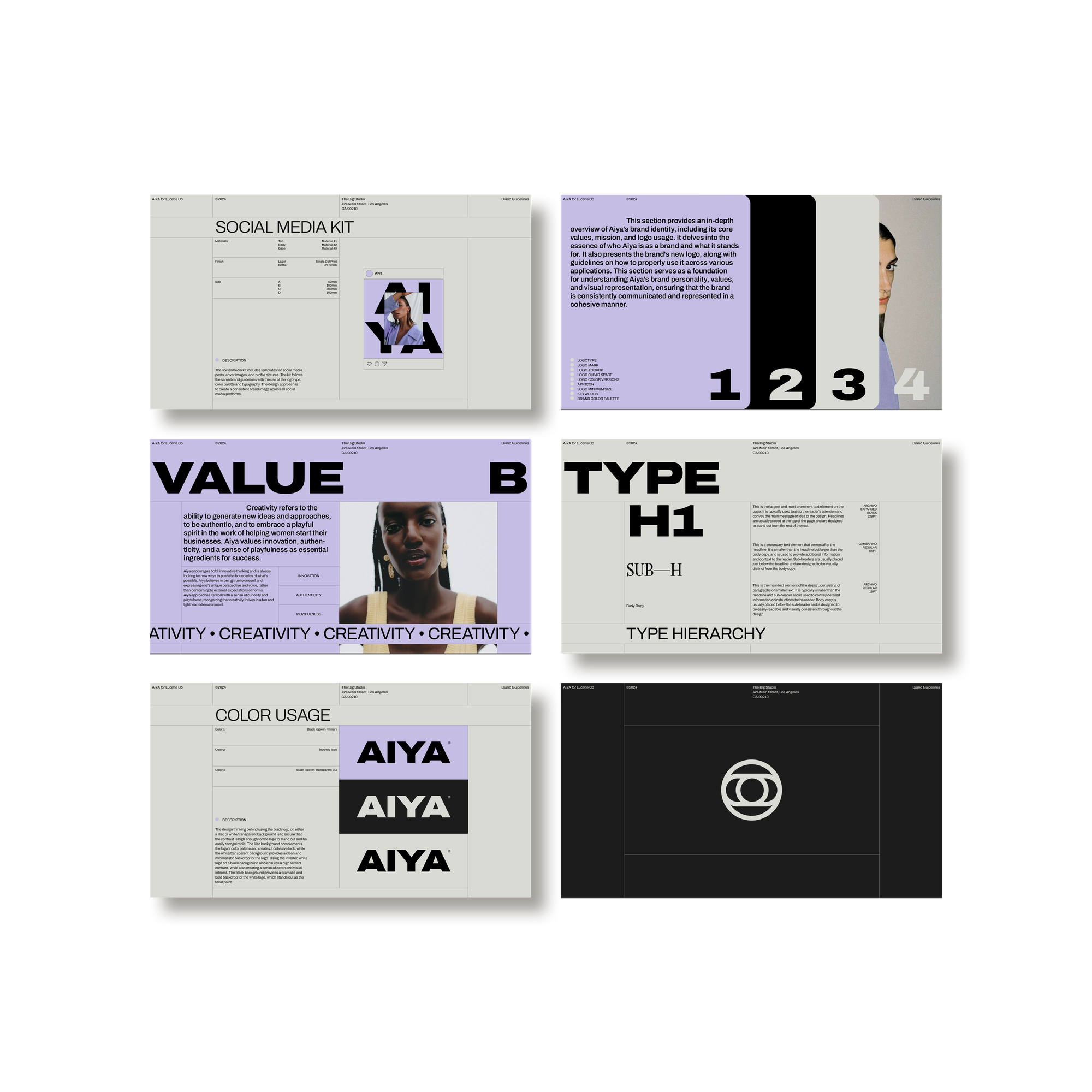 Studio Standard Aiya Brand Guidelines 04 Layout04 Multi6