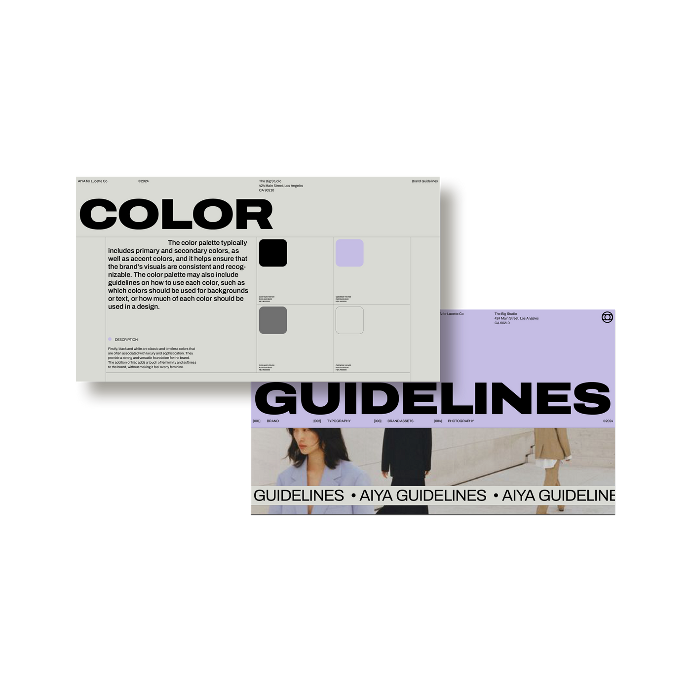 Studio Standard Aiya Brand Guidelines 06 Layout02 Double
