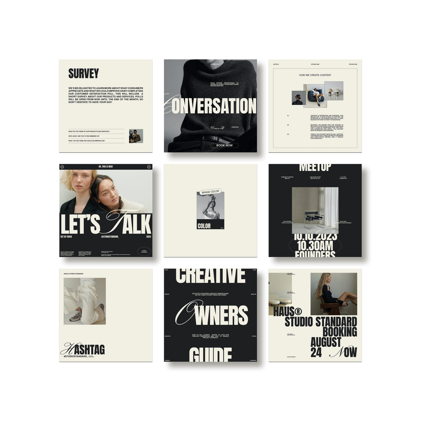 Studio Standard Haus Social Media Kit Ii 03 Layout03 Multi9