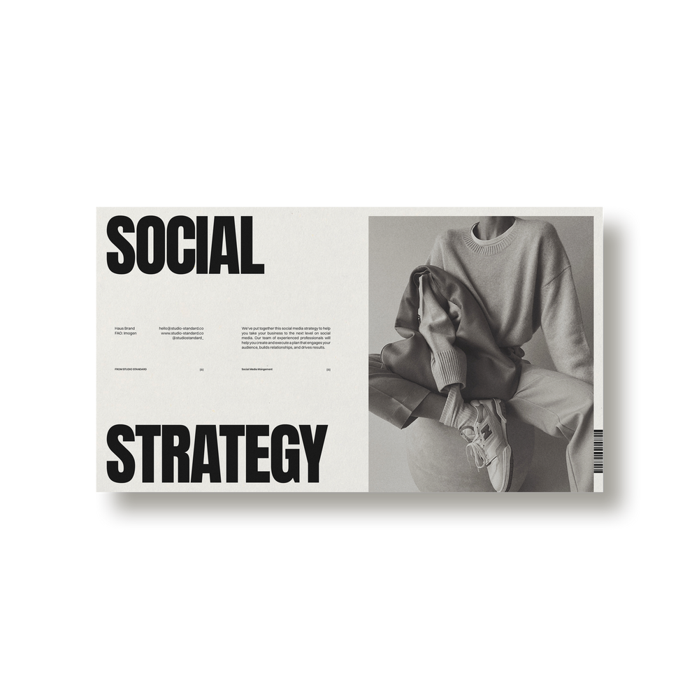 Studio Standard Haus Social Media Manager Kit 01 Layout01 Single