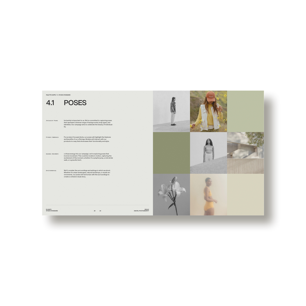 Studio Standard Palette Shot List 05 Layout01 Single