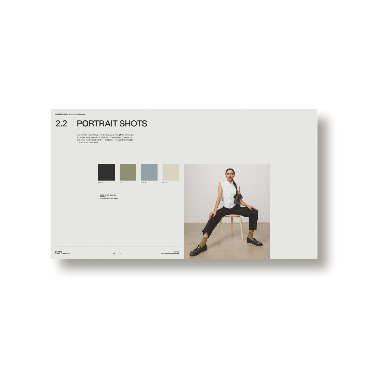 Studio Standard Palette Shot List 09 Layout01 Single