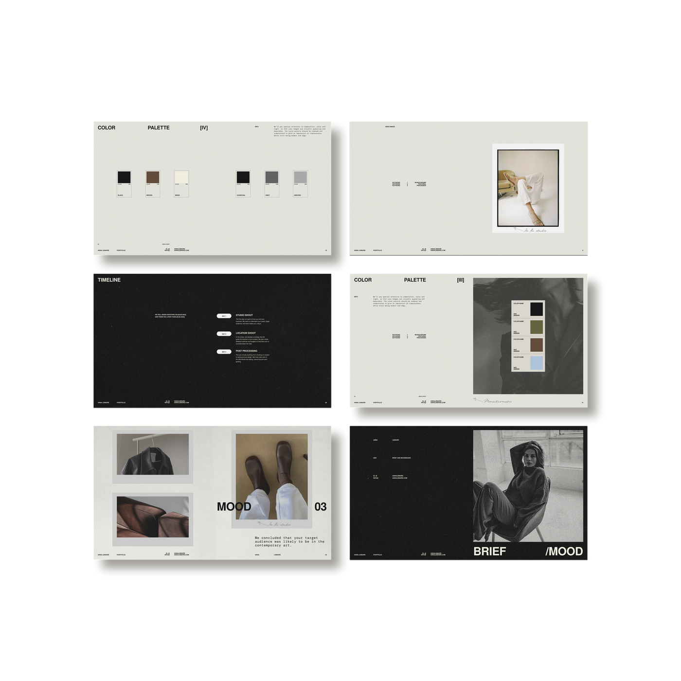 Studio Standard Photographers Starter Kit Brief And Mood 04 Layout04 Multi6