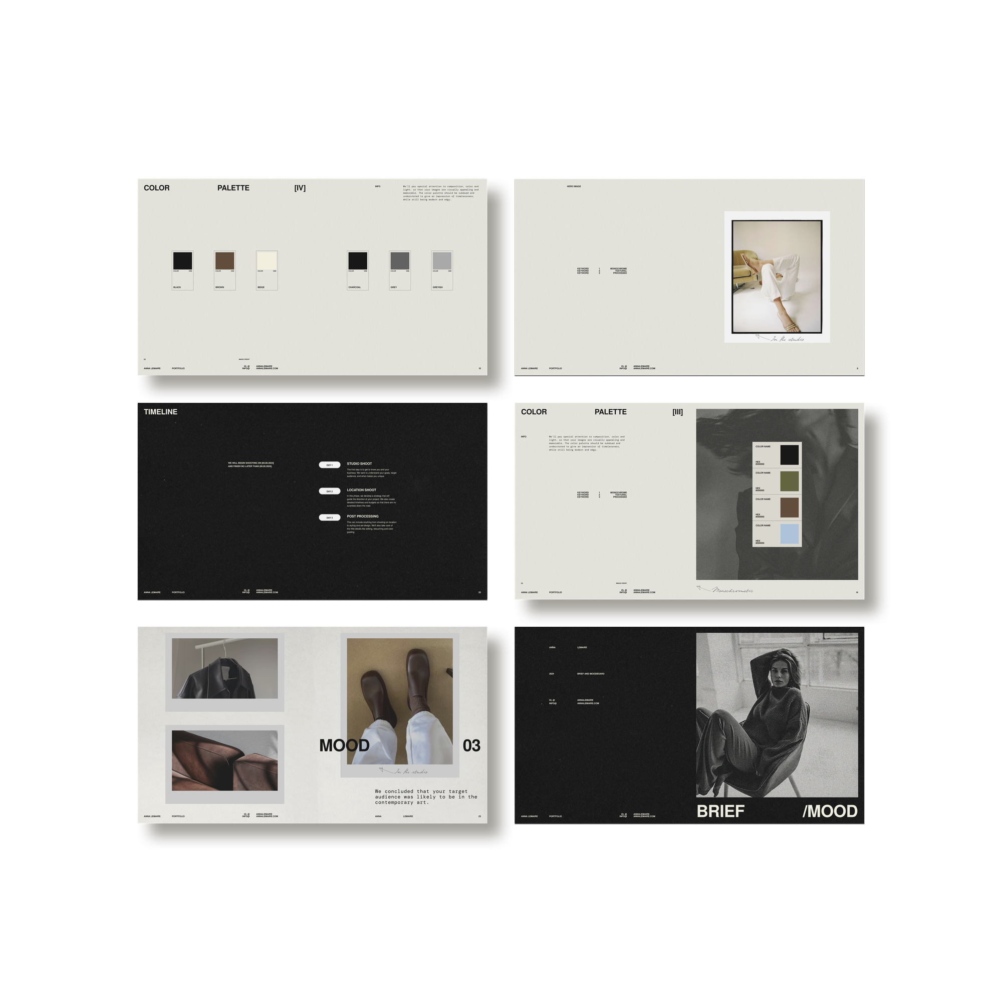 Studio Standard Photographers Starter Kit Brief And Mood 04 Layout04 Multi6