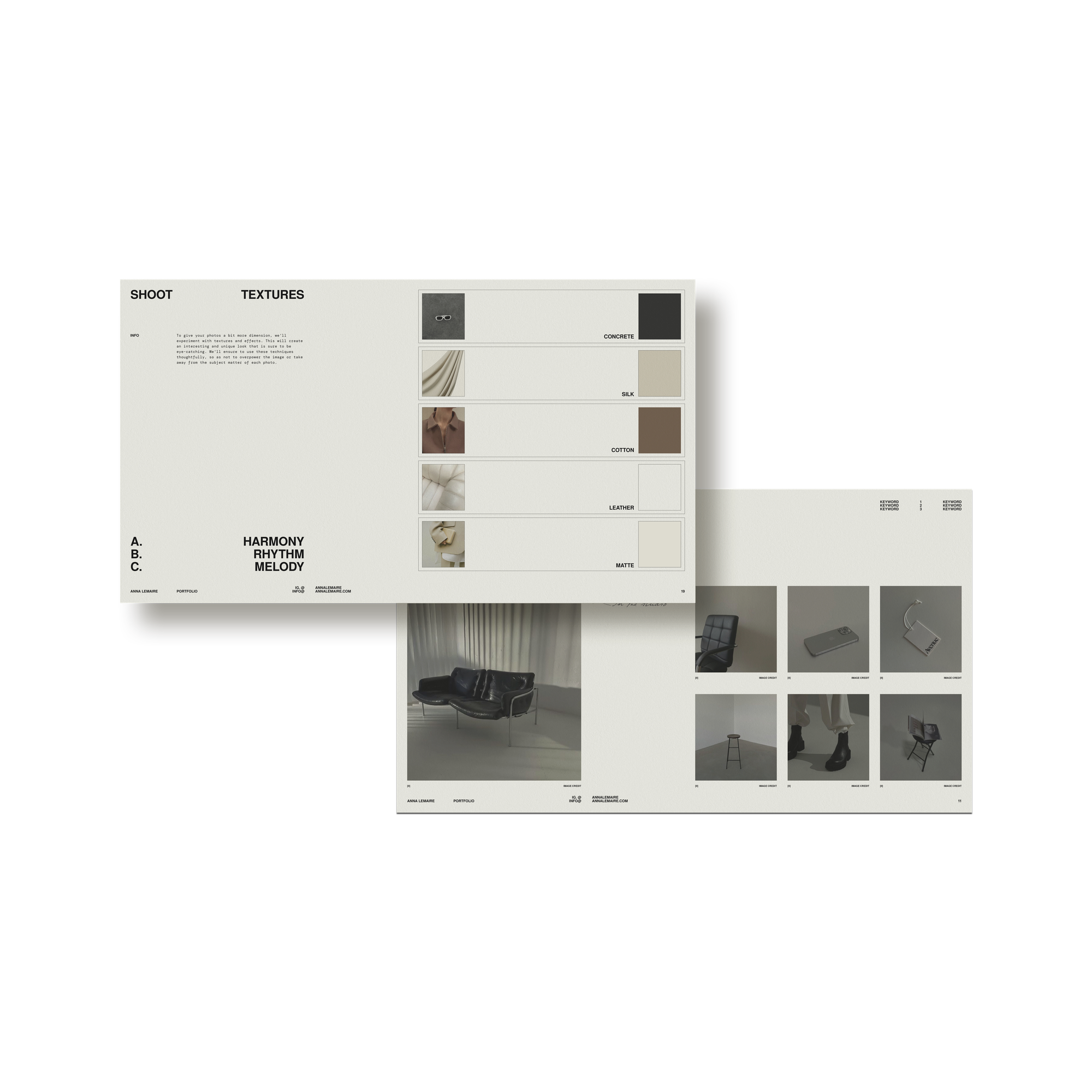 Studio Standard Photographers Starter Kit Brief And Mood 06 Layout02 Double