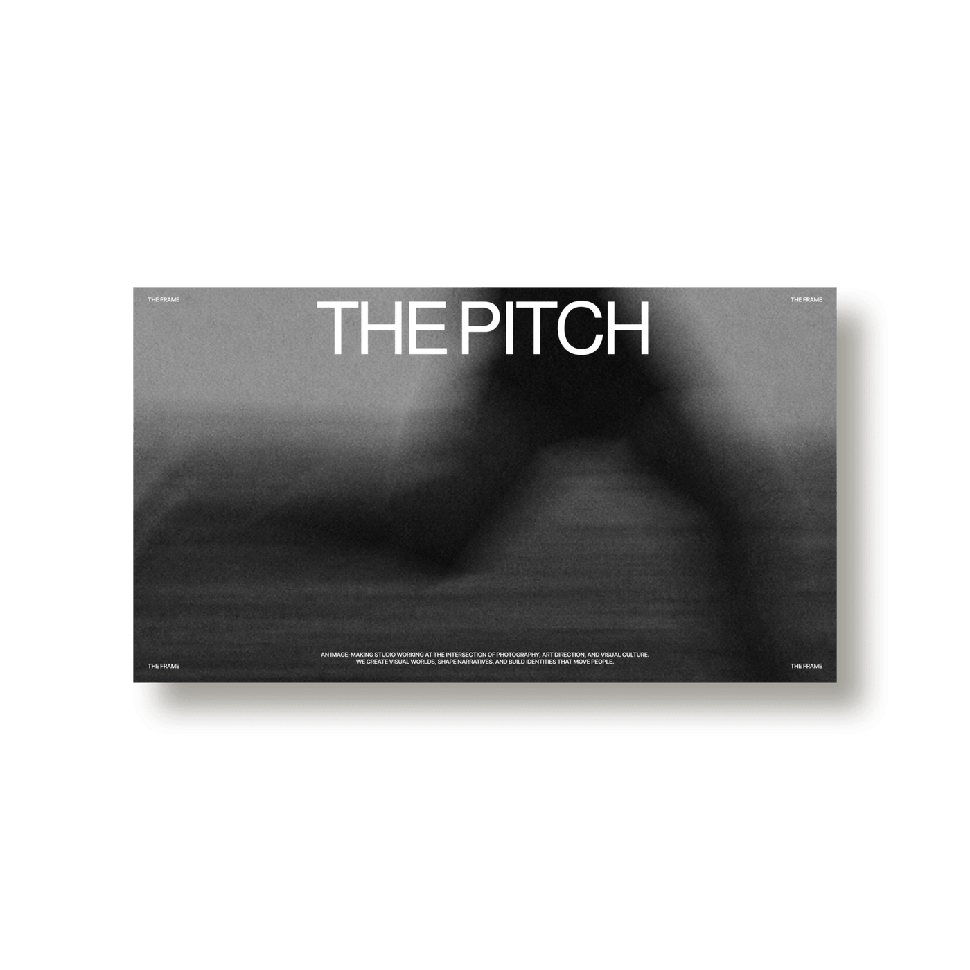 The Frame: Pitch Deck - Studio Standard