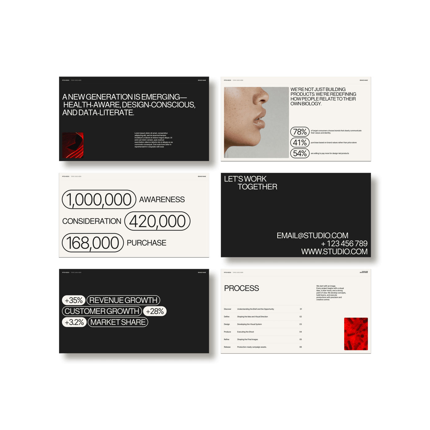 The Frame: Pitch Deck - Studio Standard