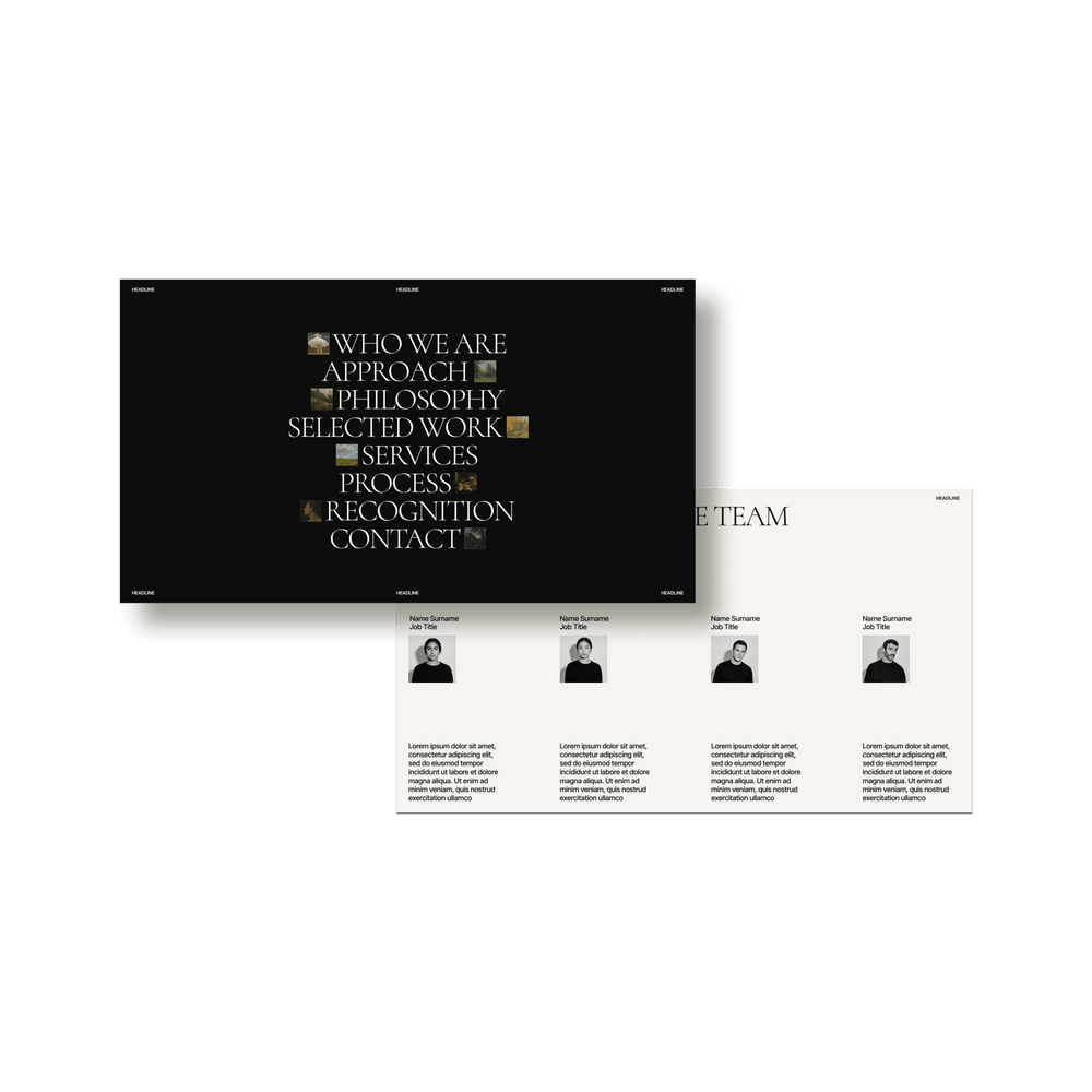 The Frame: Portfolio - Studio Standard