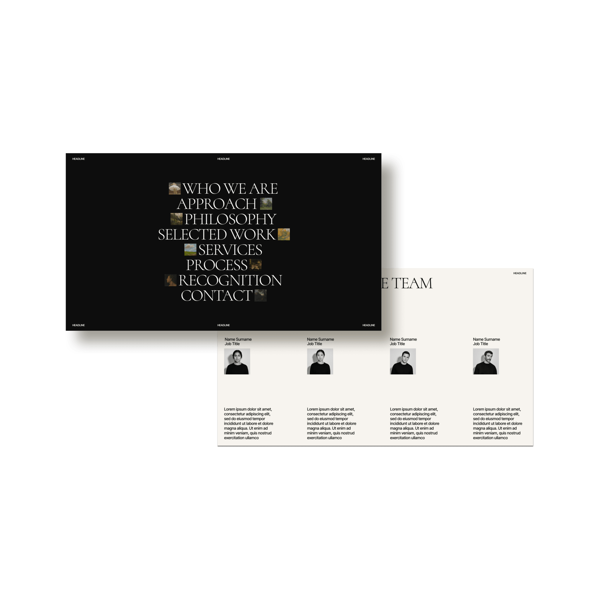 The Frame: Portfolio - Studio Standard