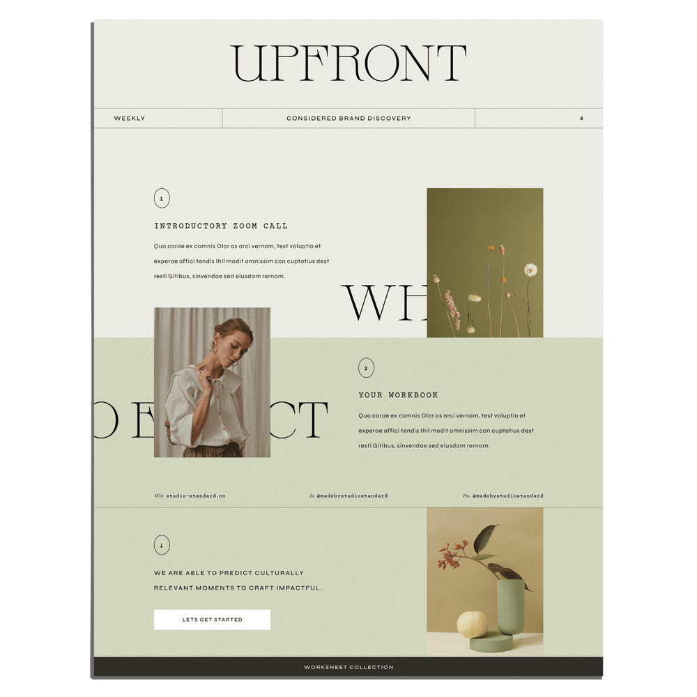 Workbook Creator Template - Studio Standard