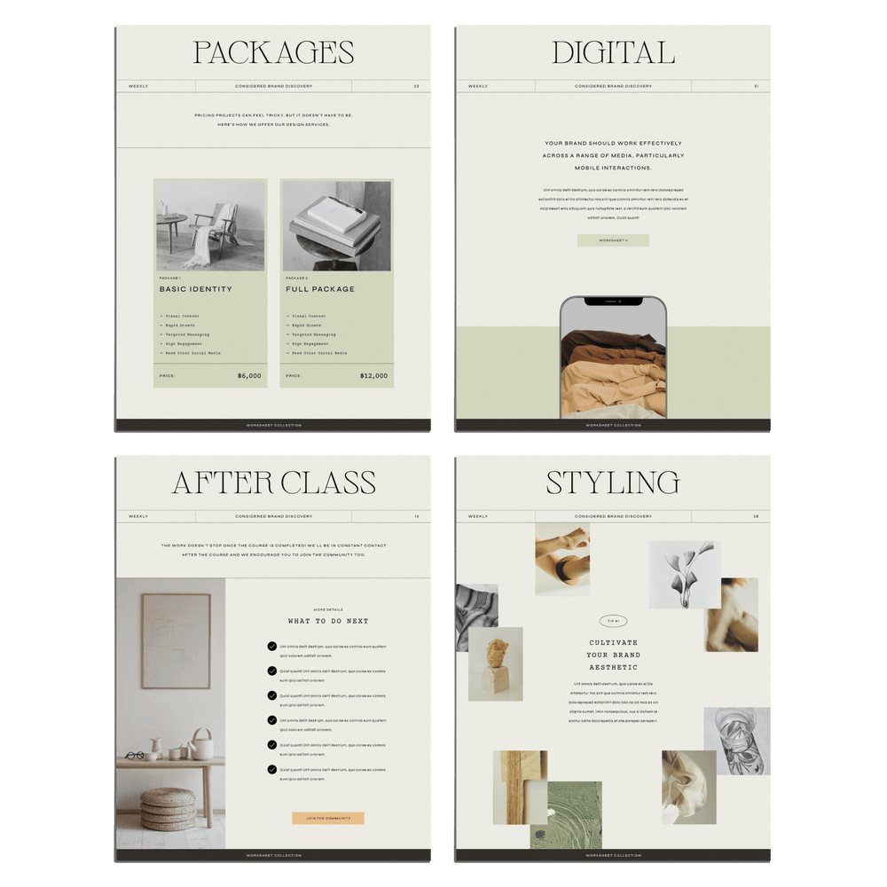 Workbook Creator Template - Studio Standard